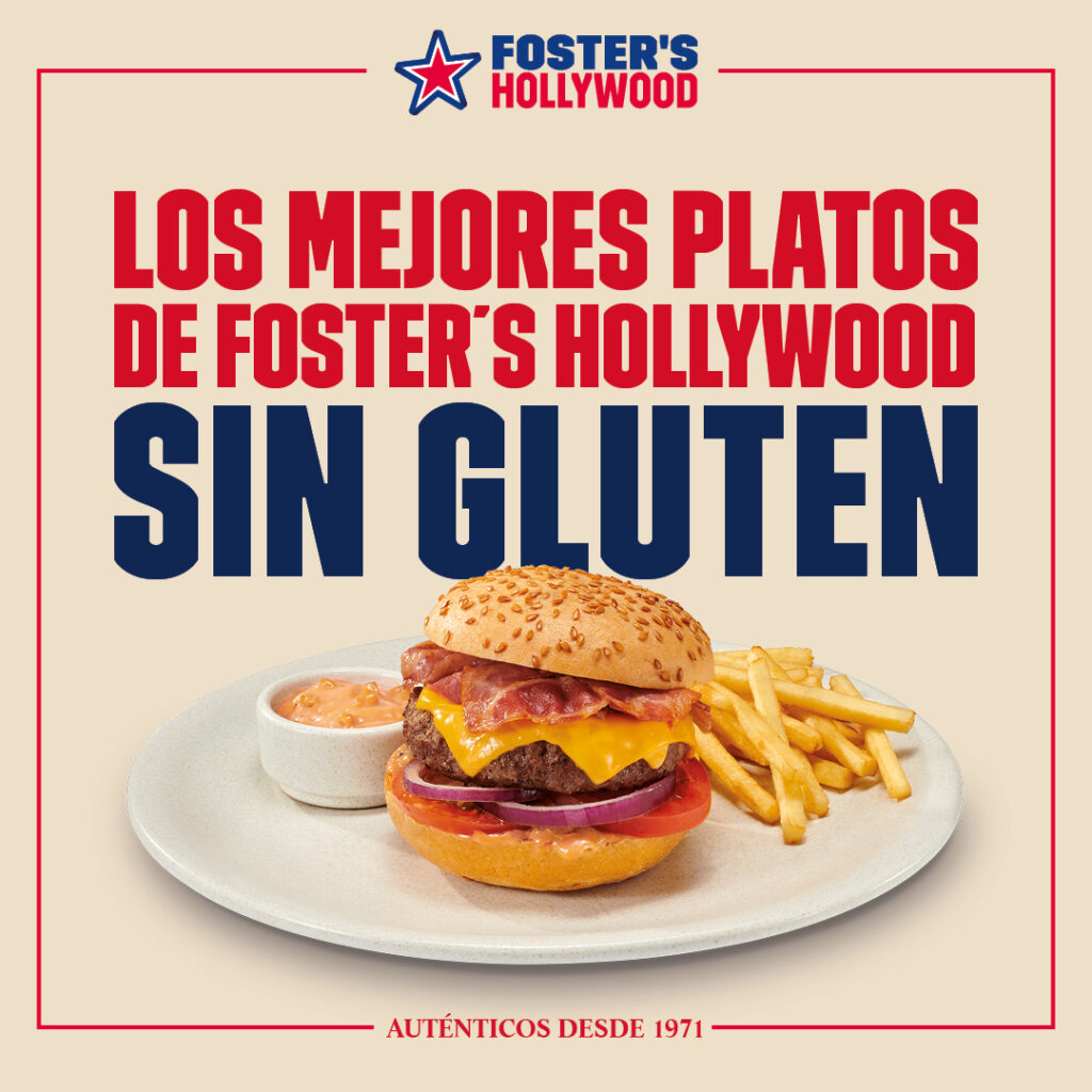 Los mejores platos SIN GLUTEN en Foster's Hollywood de Metromar