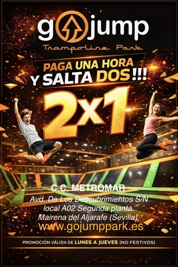 Promoción 2x1 en GoJump