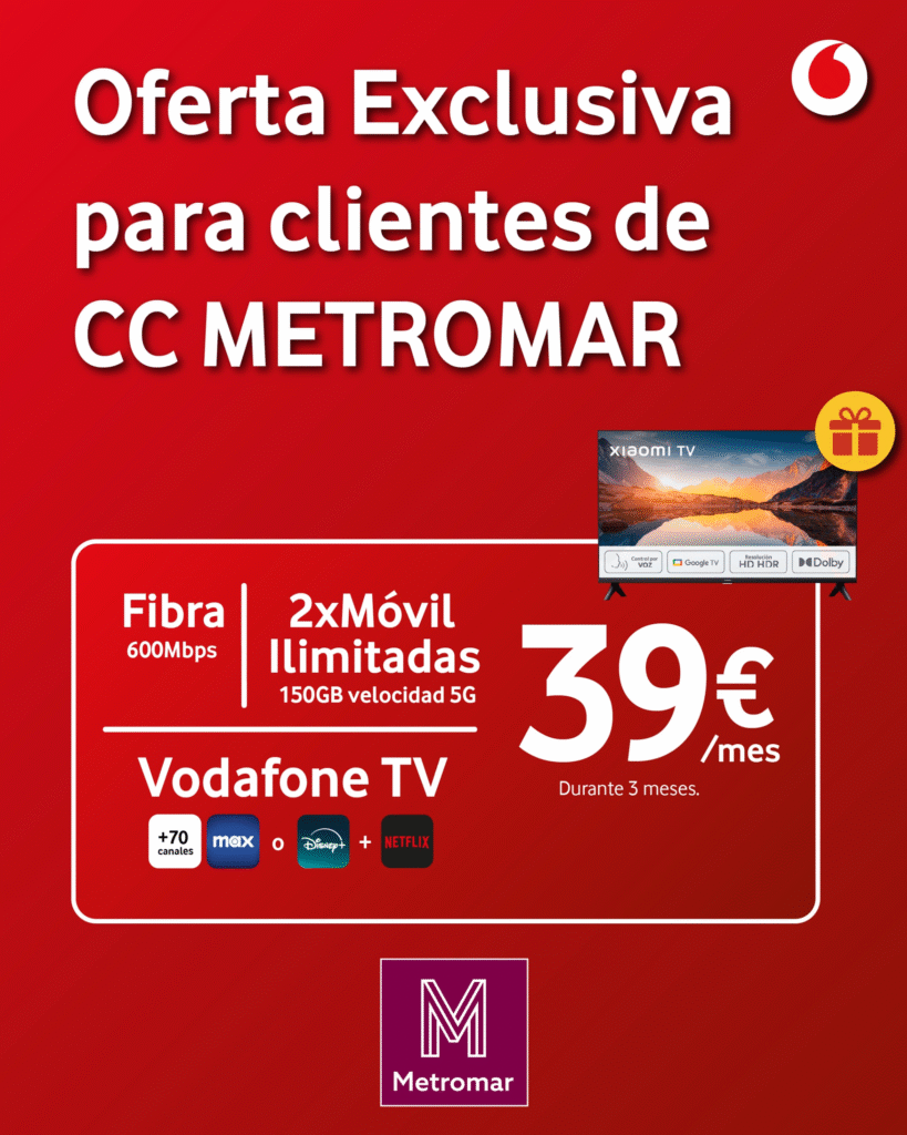 Oferta Exclusiva para cliente Vodafone